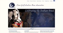 Desktop Screenshot of dixiegulfarabians.com